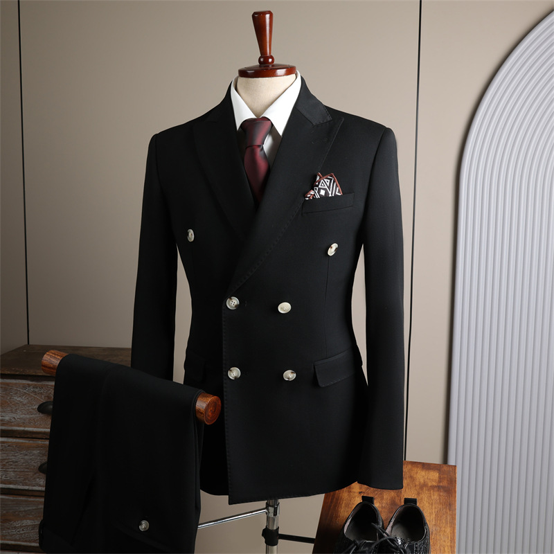 Black double row (suit + trousers)