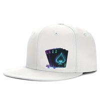 Topi Baseball Hip-Hop HOULIN 6-Panel Unisex Dewasa Empat Musim 100% Poliester Gaya Minimalis Pola Cetak Topi Pelajar