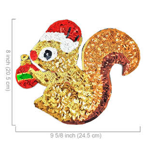 Parche Ardilla Lentejuelas para Bolsos o Camisetas - Product Image 2