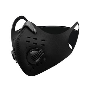 Masker sepeda pelindung wajah setengah wajah, masker sepeda Ski <span class=keywords><strong>Anti</strong></span> debu dapat diganti - Product Image 3