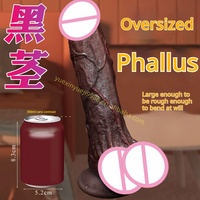 Juguete Sexual de Silicona Líquida de Grado Profesional, Ligero y Flexible, Simulación Humana 1:1, Dildo Realista de Silicona para Adultos