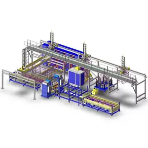 Línea de fabricación de máquinas de soldadura automática de jaula IBC