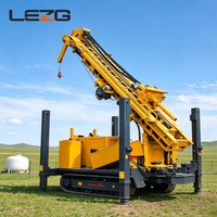 Offre Spéciale : Foreuse sur chenilles pour puits d'eau, machine de forage DTH pour puits de 180m, 200m, 300m