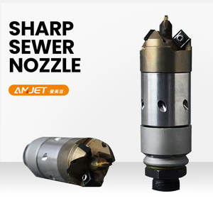 Amjet หัวฉีดแรงดันสูง60-150LPM สำหรับกำจัดสนิมหัวฉีดทำความสะอาดแรงดันสูงหัวฉีดเจ็ทหลายหลุม - Product Image 3