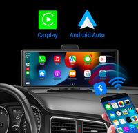 ADINKAM Caméra de tableau de bord 4K avec écran IPS 10,26 pouces, CarPlay sans fil, Android Auto, H.265, ADAS, AUX, caméra de recul avant et arrière, avec prise en charge AirPlay