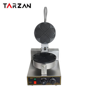 Machine à collation commerciale Fast Food Double tête oeuf crêpe faisant la machine bulle gaufrier crêperie - Product Image 5