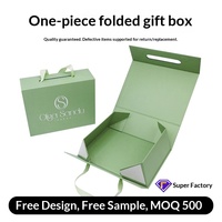 Boîte cadeau pliable à fermeture magnétique, style livre, en carton gris, personnalisable, vide, avec logo imprimable, boîte intégrée