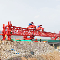 Équipement de lancement de ponts autoroutiers de 160 tonnes, conçu sur mesure pour diverses portées