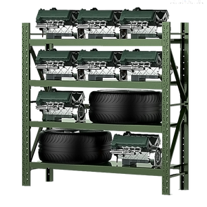 AMJ Rayonnage empilable à usage moyen en fer et métal pour entrepôt - Product Image 4