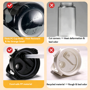 Botella de Agua Deportiva Reutilizable Ecológica de Gran Capacidad de 2000 ml, Libre de BPA, Transparente - Product Image 3