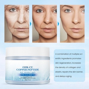 <span class=keywords><strong>Crema</strong></span> Facial Vegana Natural con GHK-Cu SNAP-8, Hidratante, Reafirmante, Antienvejecimiento, Vitamina E, Péptidos de Cobre, Iluminadora - Product Image 2