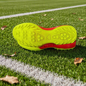 Semelle de crampons de football TF double couche multicolore YL-8004, en caoutchouc moulé flexible, matière première pour la production en série de chaussures - Product Image 6