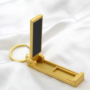 Phong cách thép không gỉ đa chức năng Bảng Treo Túi <span class=keywords><strong>Keychain</strong></span> móc nhẫn có thể gập lại ví móc áo với điện thoại di động khung - Product Image 6