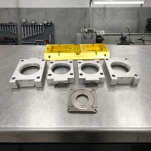 Pièces usinées CNC verticales sur mesure, usinage à grande vitesse, applications d'anodisation et d'automatisation, broche BBT40 12000-15000 tr/min - Product Image 3
