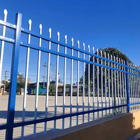 Clôture anti-escalade en métal Corten, décorative pour jardin extérieur, garde-corps en fer forgé pour chantier, écologique, finition poudrée