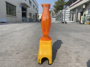 Luz LED de baliza de tráfico <span class=keywords><strong>para</strong></span> jardín con energía solar, lámpara intermitente de barricada de tráfico de advertencia intermitente - Product Image 3