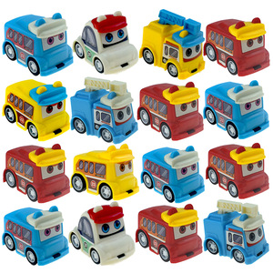 Jouets de voiture d'ingénierie Gashapon pour enfants, véhicules mignons de dessin animé, voiture à tirer en arrière, petit cadeau pour les bébés de plus de 3 ans - Product Image 2