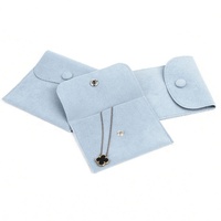 Petite taille de boucles d'oreilles en velours de luxe, sacs d'emballage cadeau, bijoux, sacs de poche pour boucles d'oreilles