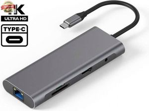 JUMON Thunderbolt 9 IN 1 Extender Usb Ports Pad Pro Adaptateur Multiport Ethernet vers Usb Station d'accueil pour ordinateur portable USB-C Hub - Product Image 4