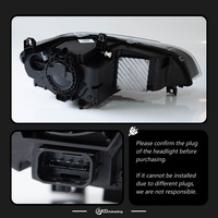 Modèle de voiture AKD pour BMW E70, phare LED 2007-2013, phares X5, feux de jour, clignotants, faisceau de route, projecteur Angel Eye, accessoires