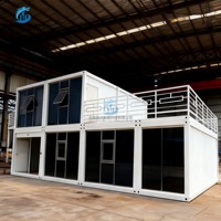 Cabine de toilettes préfabriquée en acier imperméable, design moderne, économique, pour villa, hôtel, salon, extérieur