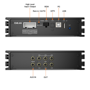 Amplificateur de voiture Audiowinner E46.4A 4 canaux classe AB avec processeur audio DSP 6 canaux intégré, égaliseur et <span class=keywords><strong>crossover</strong></span> 9-16V - Product Image 3