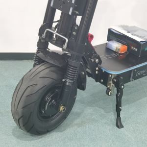 Trottinette électrique pliable à deux roues Geofought G14 72V à double moteur, batterie 30-100ah, suspension intégrale, pneus larges de 13 pouces pour adultes - Product Image 6