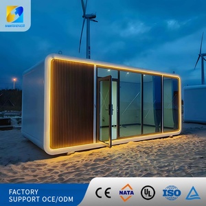 Cabaña Cápsula Prefabricada de Acero de Lujo, Resistente al Agua, con Sistema de Control Inteligente para Glamping y Proyectos de Hoteles Ecológicos - Product Image 2