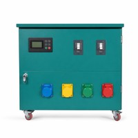Armoire de synchronisation de générateur haute qualité 100A-630A IP54, type mobile sur roulettes pour panneau de synchronisation de groupe électrogène diesel de chantier