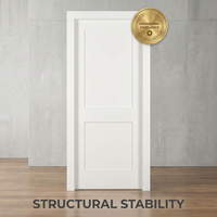 Porte intérieure minimaliste Shaker en MDF certifié FSC de qualité supérieure, isolation phonique pour projets résidentiels haut de gamme, écoles, cuisines, OEM