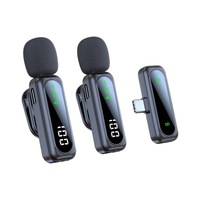 Y14 – Neues drahtloses omnidirektionales Lavalier-Mikrofon mit privater Formgebung, 20Hz-20KHz Frequenzgang, ein Sender, zwei Empfänger für den Heimgebrauch
