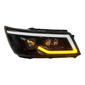 Conjunto de Faros Delanteros para Dodge <span class=keywords><strong>Coolway</strong></span>, Modificados con Luces LED Dinámicas de Circulación Diurna, Intermitentes Fluidas, Lentes LED - Product Image 1