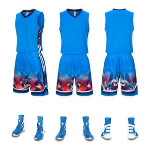 Ropa de baloncesto clásica Diseño personalizado Impresión por sublimación Fabricante barato OEM Camiseta de baloncesto transpirable - Product Image 2