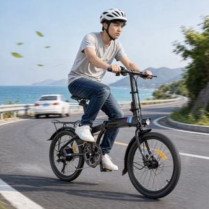 Vélo électrique pliable de 20 pouces, 250W, 36V, vélo électrique urbain, cadre en alliage d'aluminium, frein à disque, 7 vitesses, pour les trajets en ville - Product Image 6