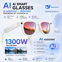 Lunettes Intelligentes Anti-Tremblement avec Caméra 13MP 4K, Traduction IA, IP66, Double Micro, Assistance IA, Transfert Wi-Fi