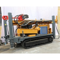 Machine de forage de puits d'eau diesel Whirlwind T200, robuste, portable sur remorque, avec pompe à boîte de vitesses, portée maximale 200m, vente directe usine