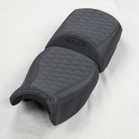 Housse de siège de moto GANE en cuir véritable personnalisée, design de luxe, style sportif, quatre saisons, universelle, résistante à l'usure et anti-salissure