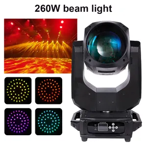 260W Moving Head Stage Light Prism Color Bar Effects Gobo Spot Zoom FlyCase Dmx Control Party Wedding Dj