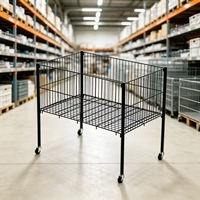 Table de promotion, présentoir de promotion pour supermarché, présentoir pliable pour supermarché