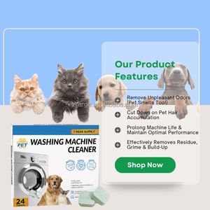Biologisch Abbaubarer Aktiver Enzymbasierter Tierhaar-Fleckenentferner Geruchsbeseitiger Reinigungstabletten für Waschmaschinen für Tierbesitzer - Product Image 2