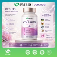 OEM ODM Capsules Multi-Collagène Complexe Collagène I-II-III-V-X Acide Hyaluronique Vitamine C Peau Cheveux Ongles Articulations Marque Privée