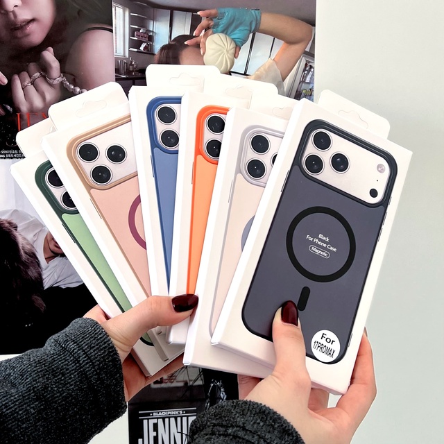 Custom Black Shockproof Magnetic Phone Protector Case Cover for iphone iPhone 12 13 14 15 16 16E 17 Pro Max Plus Mobile Phone Cases