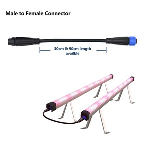สายต่อไฟปลูกพืชใต้หลังคาแบบ LED ความยาว 30 ซม. 90 ซม. แบบตัวผู้ต่อตัวเมีย สำหรับเชื่อมต่อไฟปลูกพืชใต้หลังคา - Product Image 3