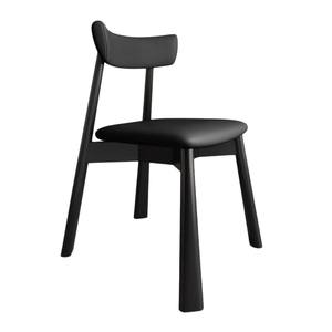 Silla de comedor de madera maciza con respaldo italiano ligero de lujo H Estilo nórdico Simple moderno para estudio en casa Hotel restaurante uso - Product Image 5