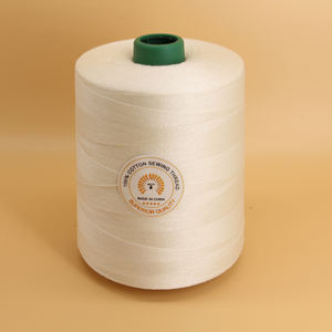 60s/3 Dyed White Cotton <b>Sewing</b> <b>Thread</b> 100% Algodon Hilos for Clothing Application 60s/3 Raw White Color - Product Image 6
