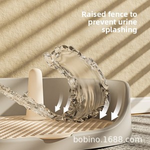Toilette per Cani Extra-Large in Polipropilene con Bordi Alti per Evitare Schizzi, Facile da Pulire, per Razze Medie/Piccole - Product Image 2