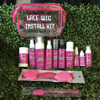 Perruque colle dissolvant/cheveux cire bâton dentelle fusion bande bords contrôle perruque accessoire essentiel Kit