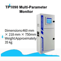Moniteur de qualité de l'eau multi-paramètres TP1090 - Testeur en temps réel de pH, TDS, chlore résiduel et turbidité pour le traitement des eaux usées