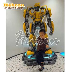 Sculpture en résine sur mesure de haute qualité, taille réelle, Bumblebee du film Marvel, 220 cm de hauteur, statue en résine de Bumblebee - Product Image 5