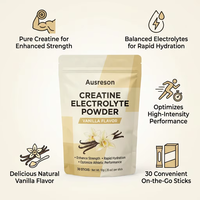 Mélange de protéines hydratantes électrolytiques or à marque privée, supplément sportif en poudre aromatisée à la créatine et aux électrolytes